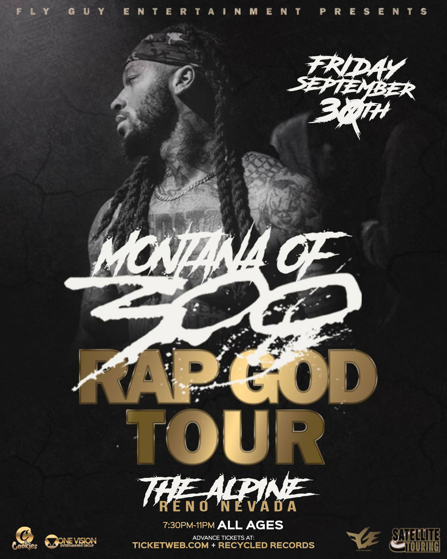 Montana of 300 Rap God Tour in Reno, Nevada at The Alpine